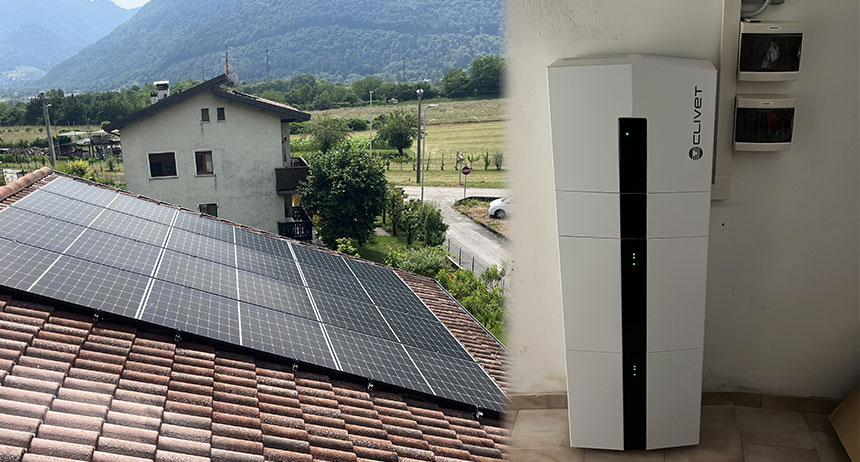 Privatna kuća u Feltru sa sistemom za akumulaciju električne energije